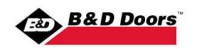 B&D logo - Authorized garage door dealer